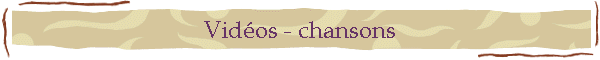 Vidos - chansons